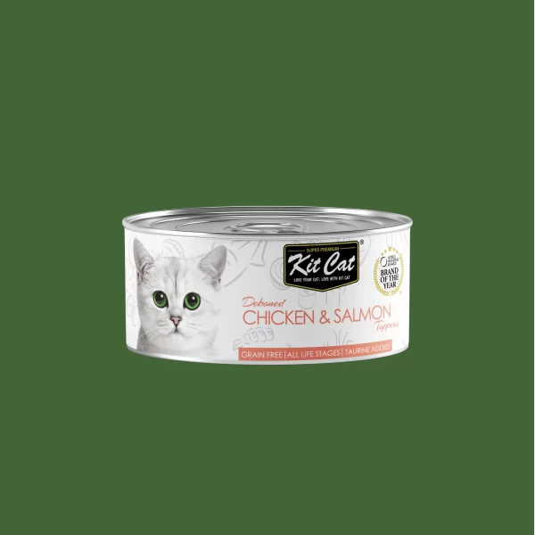 Kit Cat Deboned Chicken & Salmon Aspic 80g